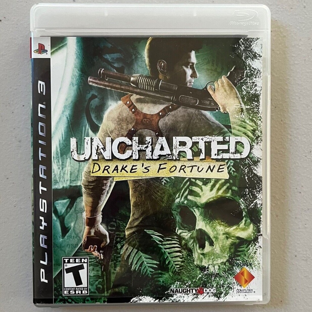 Uncharted: Drake's Fortune (Sony PlayStation 3, 2007) Video Game for PS3